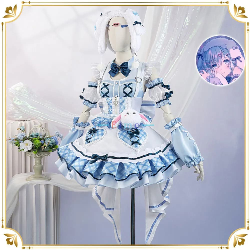 BanG Dream Kurata Mashiro Cosplay Costume Women Cute Party Dress Maid Suit Halloween Carnival Uniforms Anime Outfits Custom Made