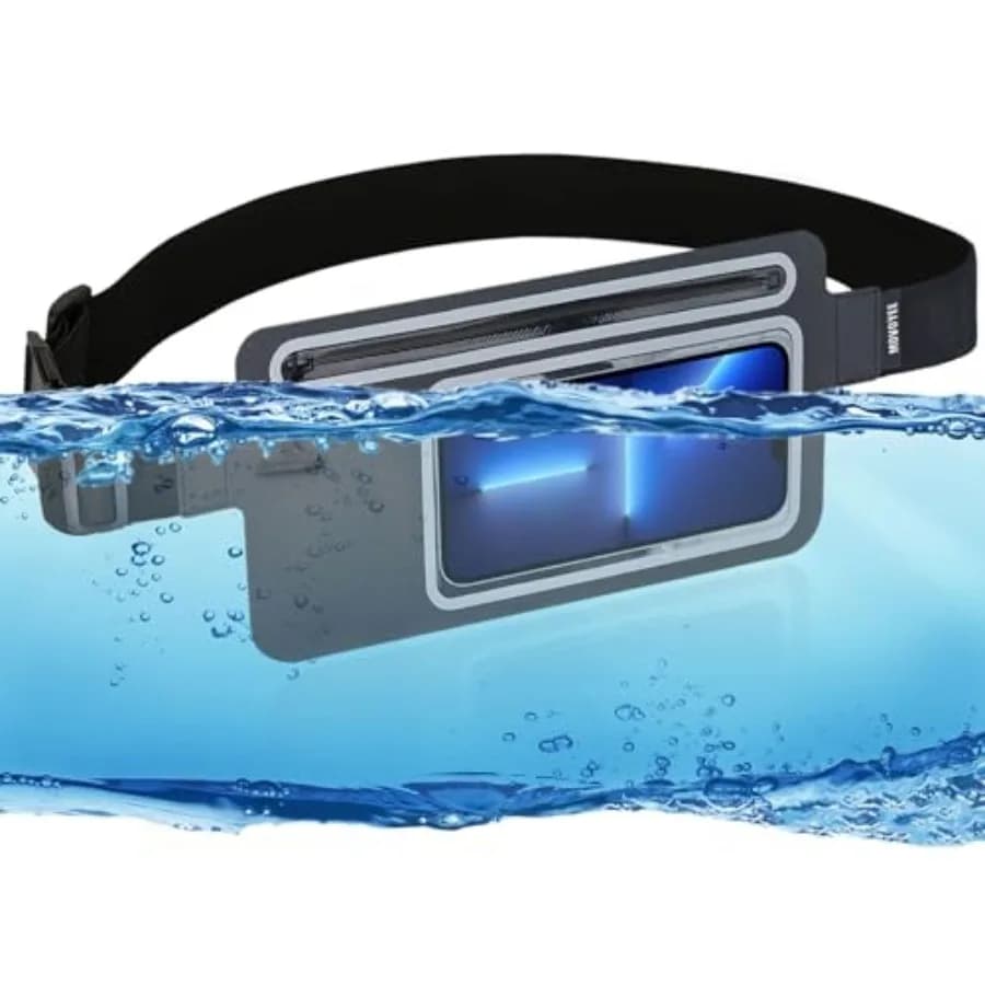 Dry Bags Waterproof Fanny Pack Women for Swimming Kayaking Men Running Belt Bag Waist Bag, Slim Waist Pack Fit Sea Beach Boatin