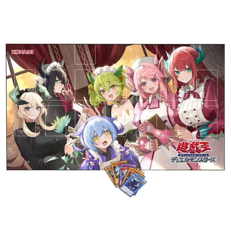 Yu-Gi-Oh! Tappetino per mouse e tastiera in gomma Dragonmaid Anime Game Battle Card 600*350*2.5mm