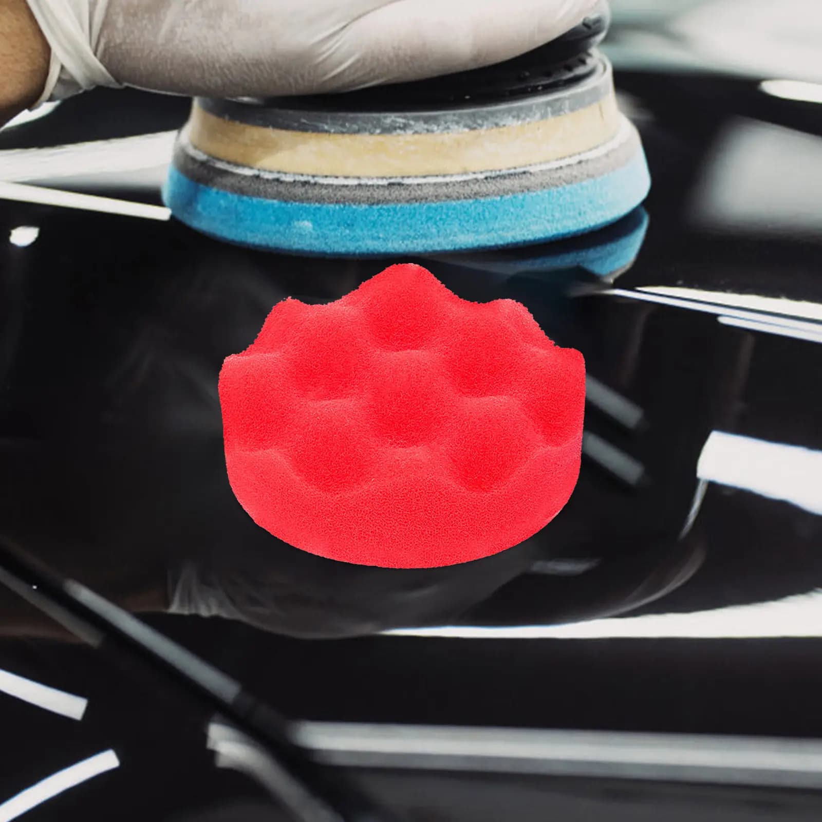 Accessori per Detailing Auto, Tamponi per Ceratura, Kit di Lucidatura, Applicatore per Trapano per Auto