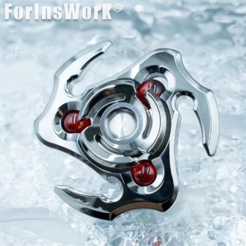 Mobius EDC Shadow Blade Acciaio inossidabile Punta delle dita Giroscopio Giocattolo di decompressione Fidgets Toys Fidget Spinner