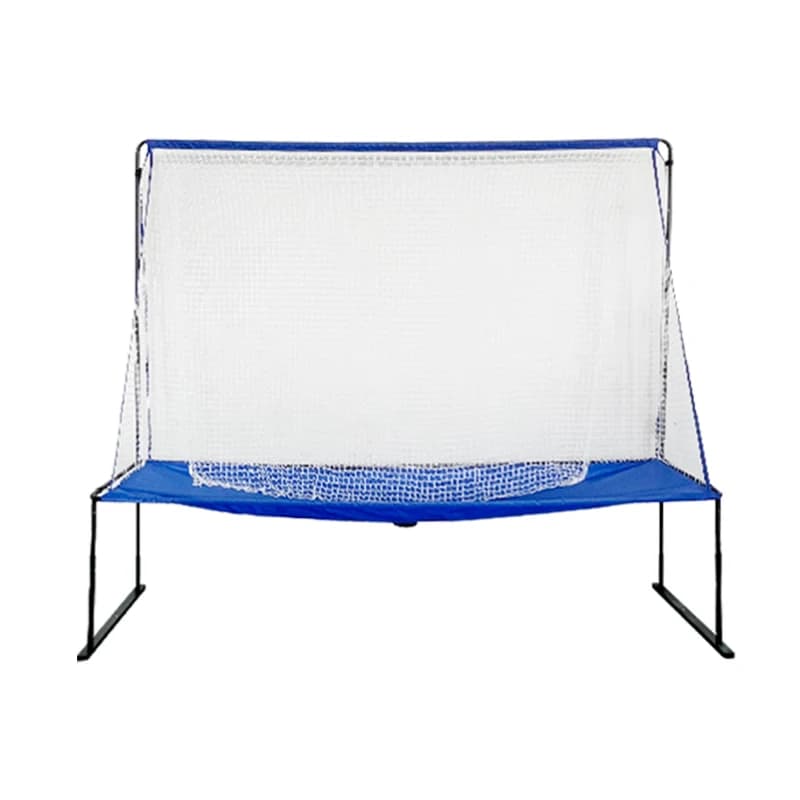 Rete per palline da allenamento per tennis, staccabile, portatile, con rete per palline, per allenamento partner