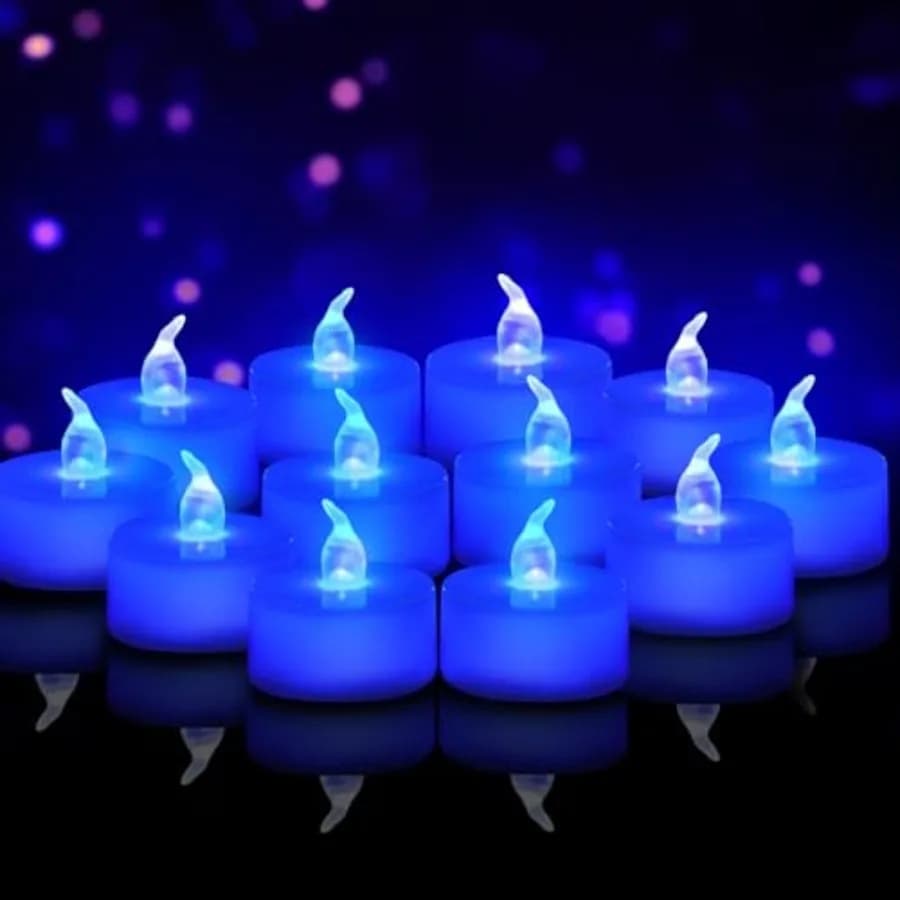 Candele a LED a Batteria, Luci Tremolanti Senza Fiamma, Oltre 200 Ore di Autonomia, per Matrimoni e Celebrazioni Speciali