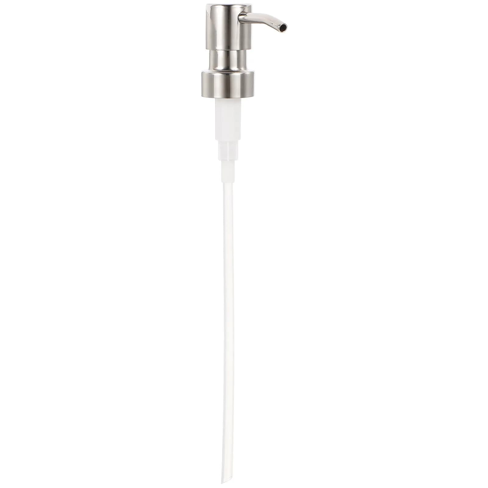 Coperchio con Pompa Dosatrice Filettatura 28mm in Acciaio Inossidabile Antiruggine Durevole per Lozioni e Saponi, Compatibile con la Maggior Parte dei Flaconi Spray e Coperchi Dosatori
