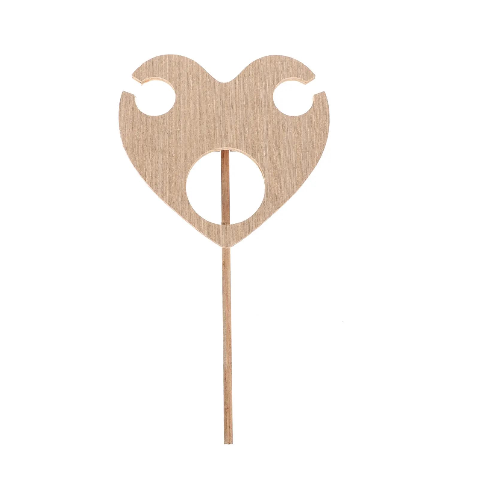 Tavolino Portatile Pieghevole in Legno a Forma di Cuore per Vino, Tavolo da Picnic e Spiaggia per Esterni, Design a Cuore, Scrivania da Servizio