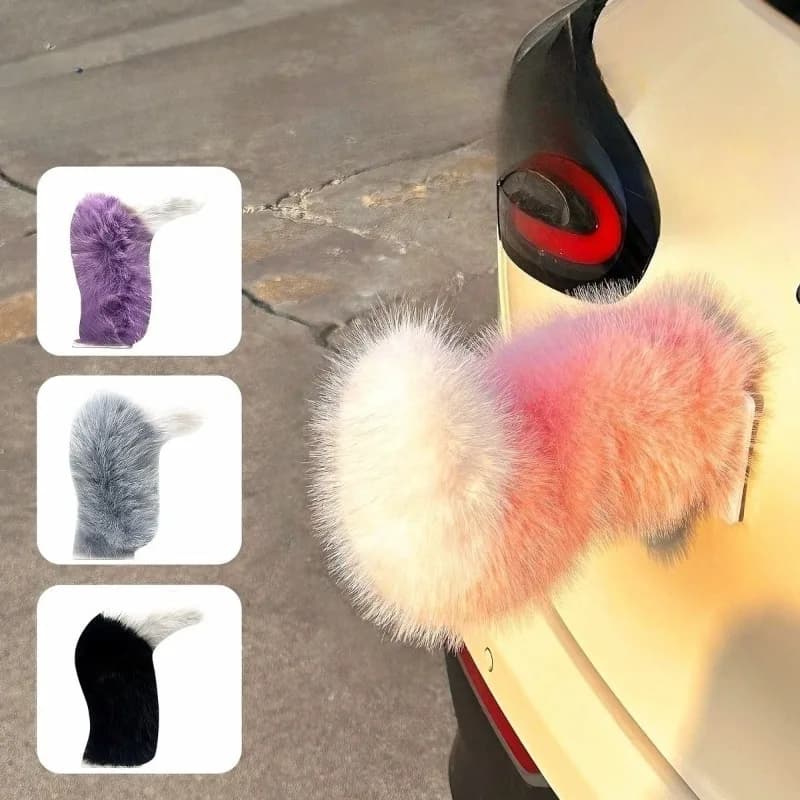 Nuova Decorazione Elettrica per Auto a Controllo Vocale, Piccola Coda Kawaii, Accessorio Cosplay, Giocattolo Elettrico per Auto con Telecomando