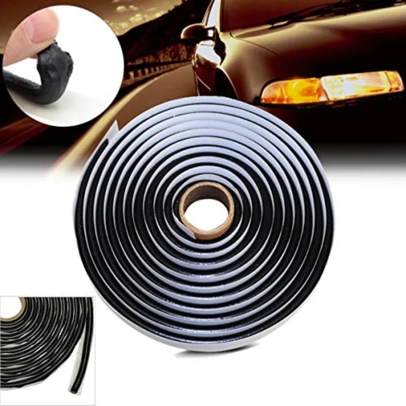 New Butyl Rubber Glue Headlight Sealant Retrofit Reseal Hid Headlamps Taillight Shield Glue Tapes Car Door Seal Accessories