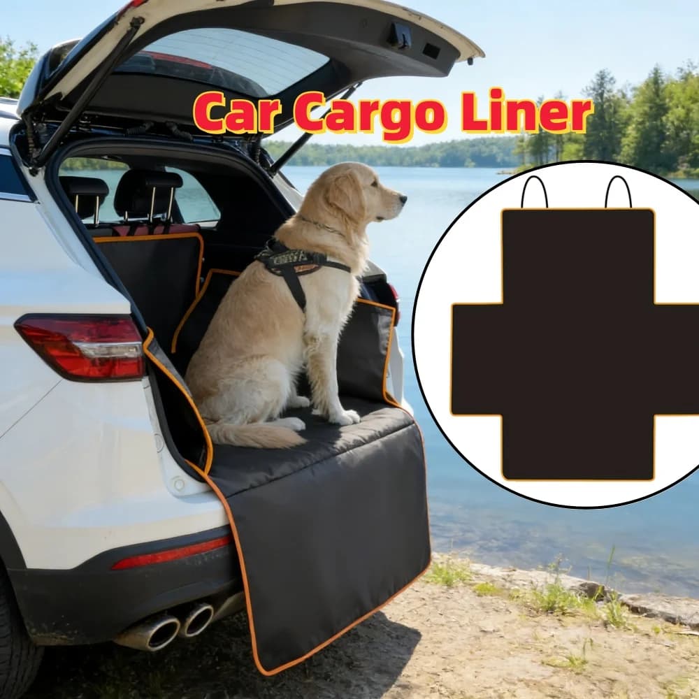 Tappetino Protettivo per Bagagliaio Auto per Cani, Coprisedile da Viaggio per Animali Domestici in Tessuto Oxford Impermeabile, Accessori per Trasporto Cani per Bagagliaio Auto e SUV