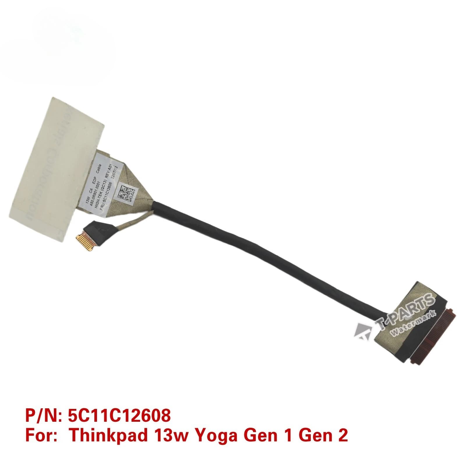 5C11C12608 Suitable for Lenovo Thinkpad 13w Yoga Gen 1 Gen 2 LCD EDP Video Cable Touch -