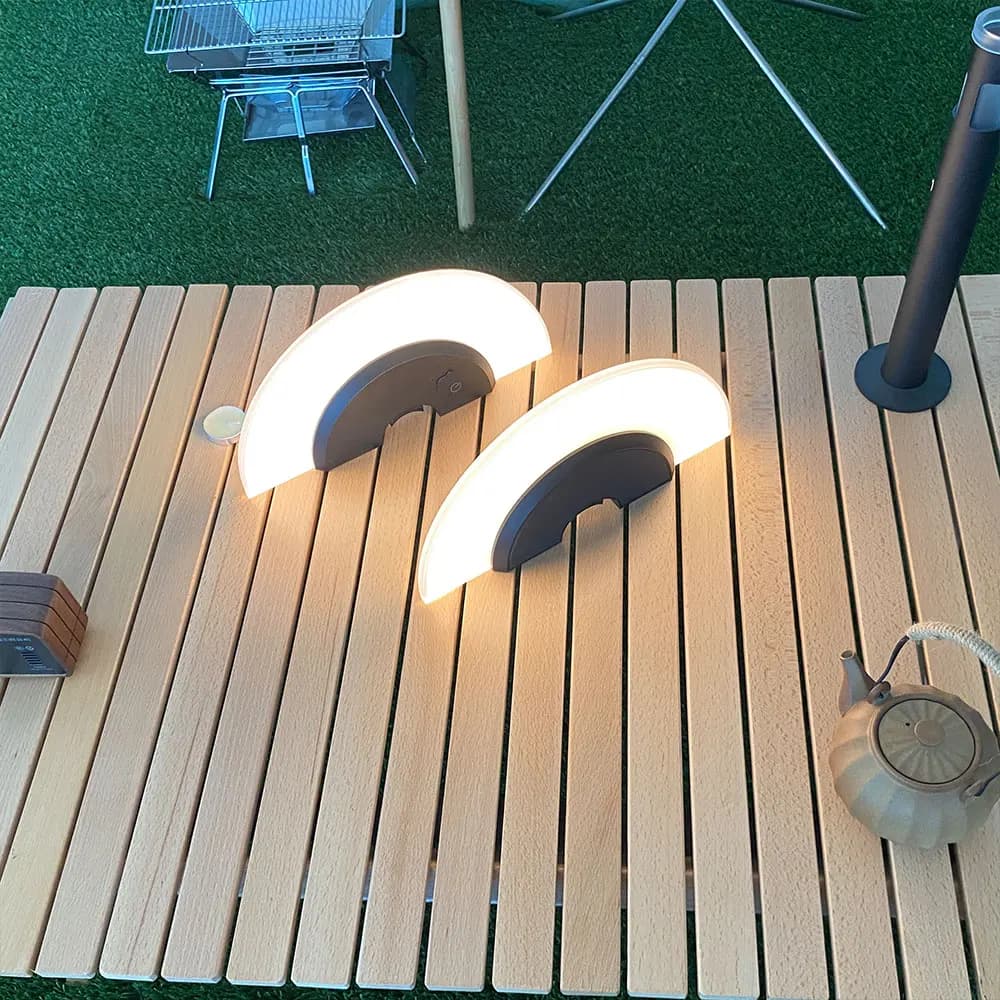 Luci Portatili per Tenda da Picnic, Lampada da Campeggio per Giardino, Patio e Ombrellone