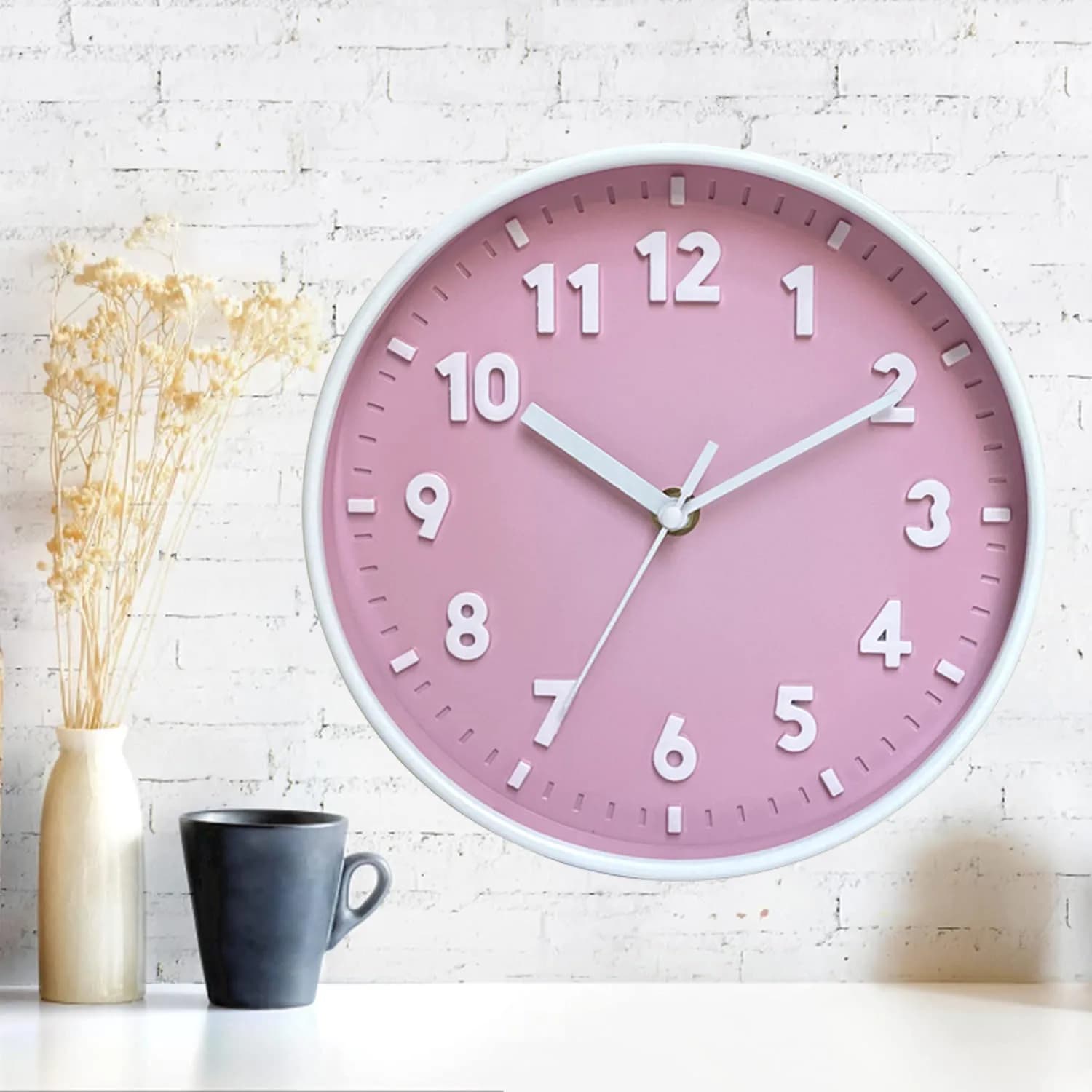 Orologio da parete semplice e alla moda, silenzioso stereo, tempo di viaggio, orologio da parete accurato per la decorazione della parete di studio dei bambini