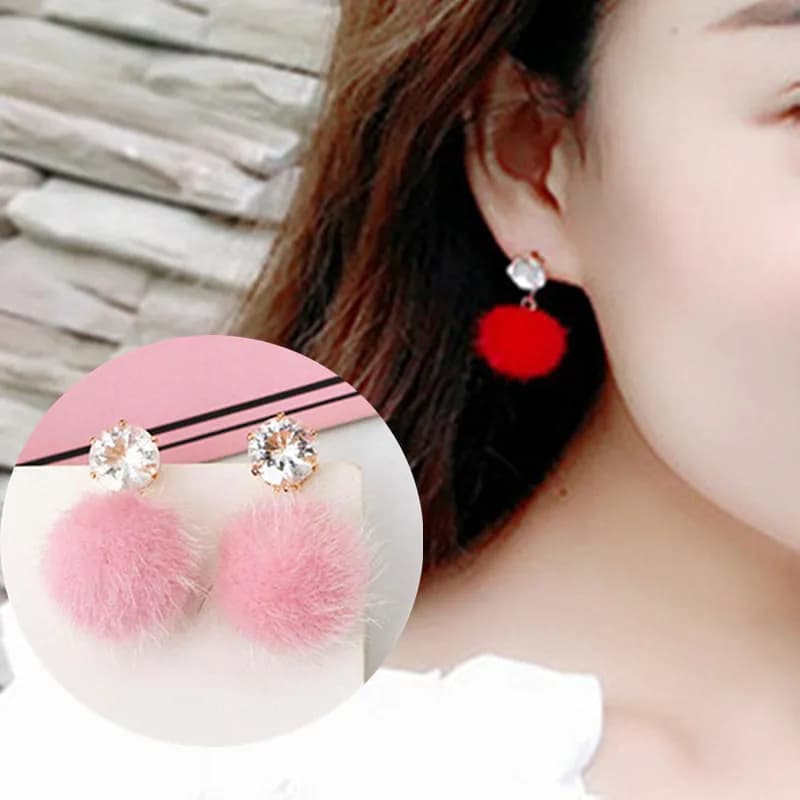 Nuovi Orecchini a Perno Corti con Sfera Bobo, Stile Semplice e Versatile, per Donna, Gioielli Brincos Bijoux