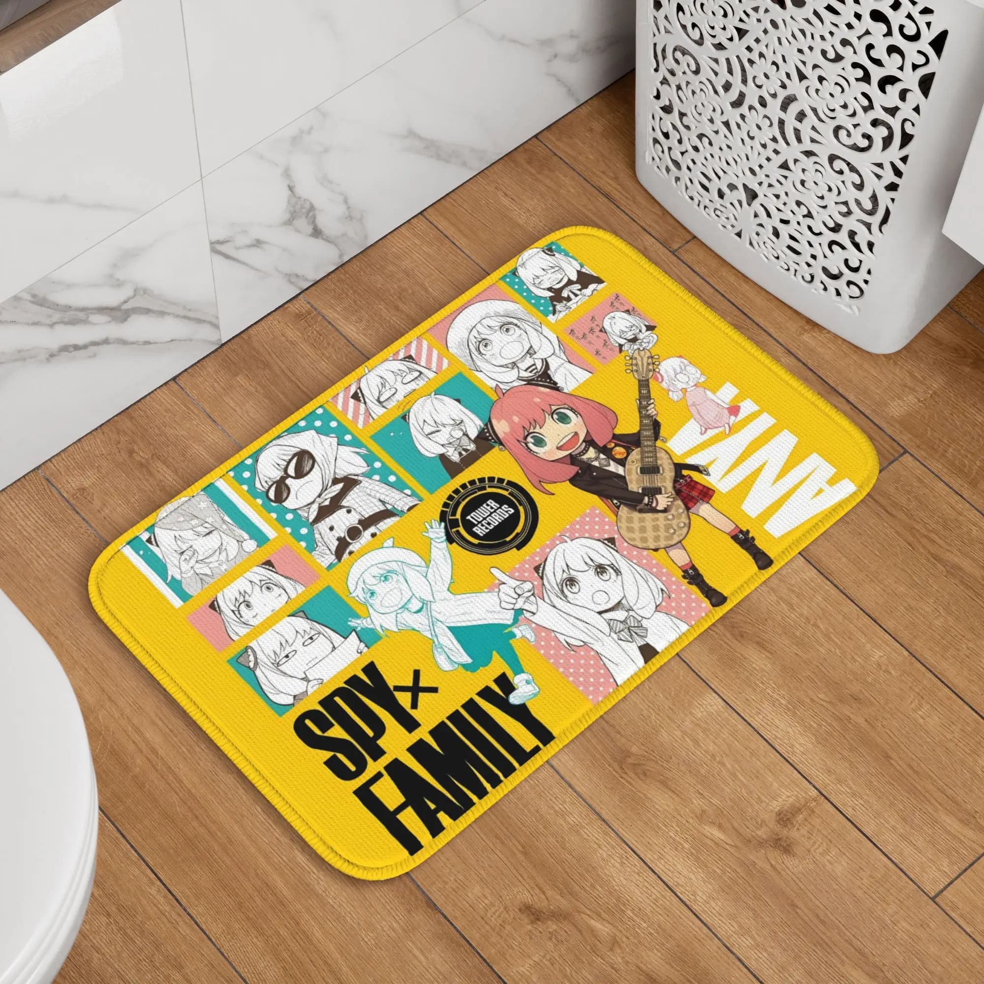 Personalized Mat Manga Spy × Family Anime Japanese Anti-slip for Kitchen, Bathroom, Bedroom, Balcony, Entrance