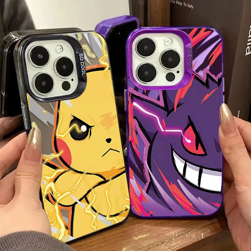 Cover per telefono Anime P-Pokemon con simpatico Pikachu per Samsung Galaxy A16 A06 A25 A05 A05S A54 A34 A24 A14 A73 A52 A32 A52S A22 A17 A07