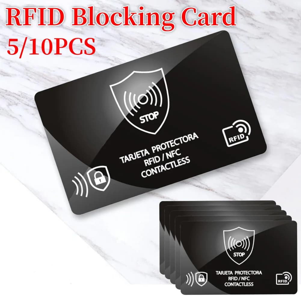 5/10 Pz Carta di Blocco RFID Una Carta Protegge Intera Portafoglio NFC Debit Carta di Credito Protezione Del Passaporto per la Borsa Della Cassa Del Passaporto
