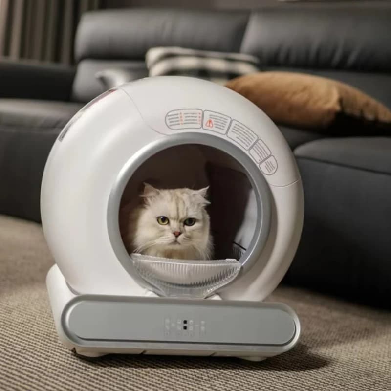 Electric Self Cleaning Cat Toilet Smart Litter Box Automatic Cat Toilet Customized