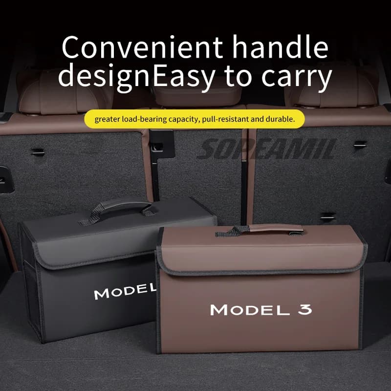 Scatola portaoggetti e organizzazione bagagliaio per Tesla Model 3 Model Y Model S Model X Nuovissima scatola portaoggetti per bagagliaio Accessori auto