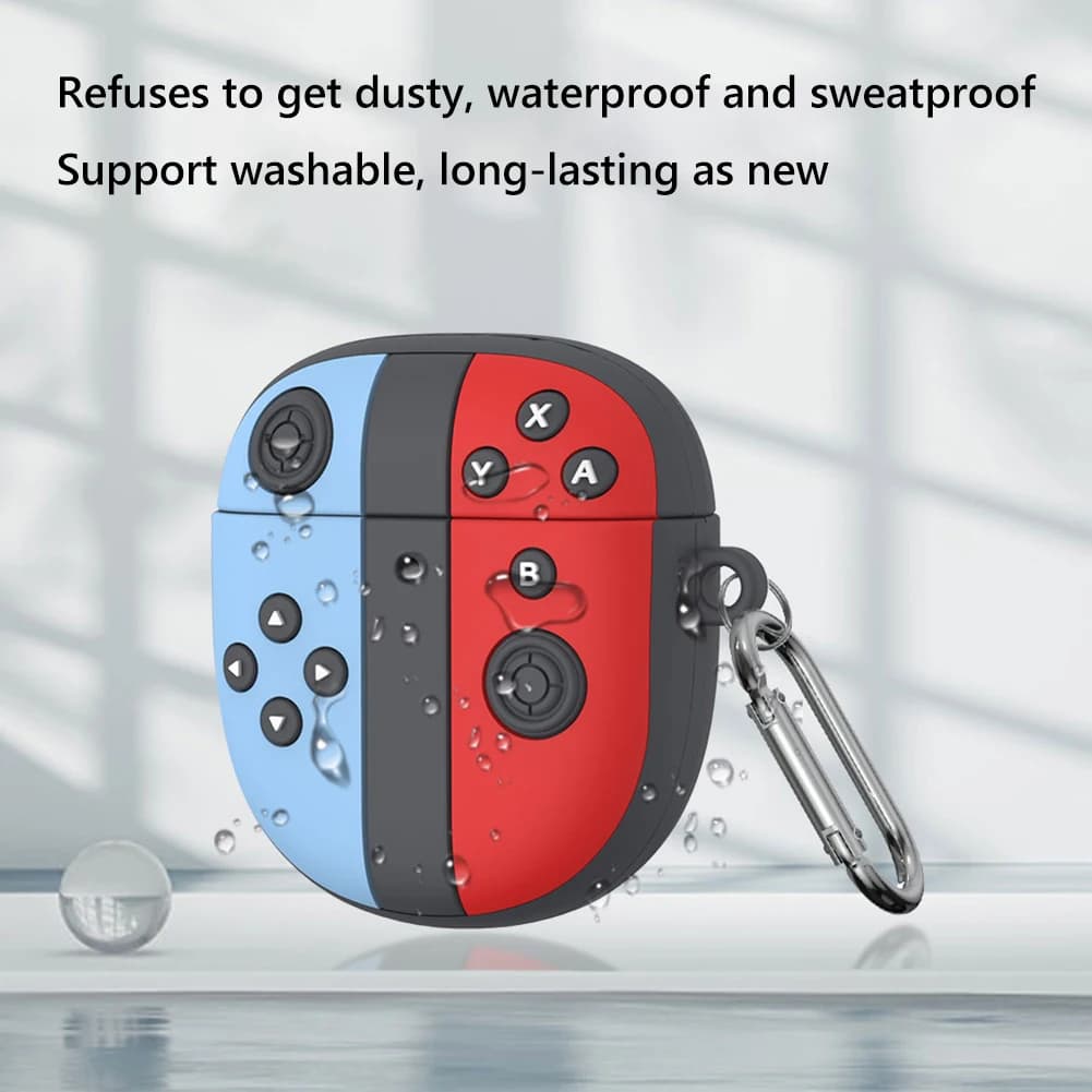 Silicone Wireless Headphones Cover With Hook 3D Earphone Sleeve Waterproof Fall-protection for Bose QuietComfort Earbuds II 2022