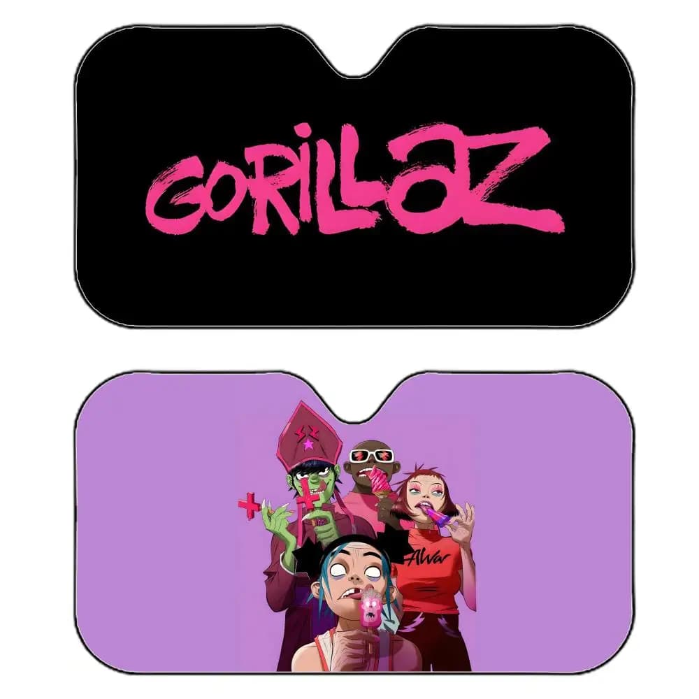 Parasole per Auto G-Gorillaz alla Moda, Riflettente, Anti-UV, Isolante dal Calore, Riutilizzabile