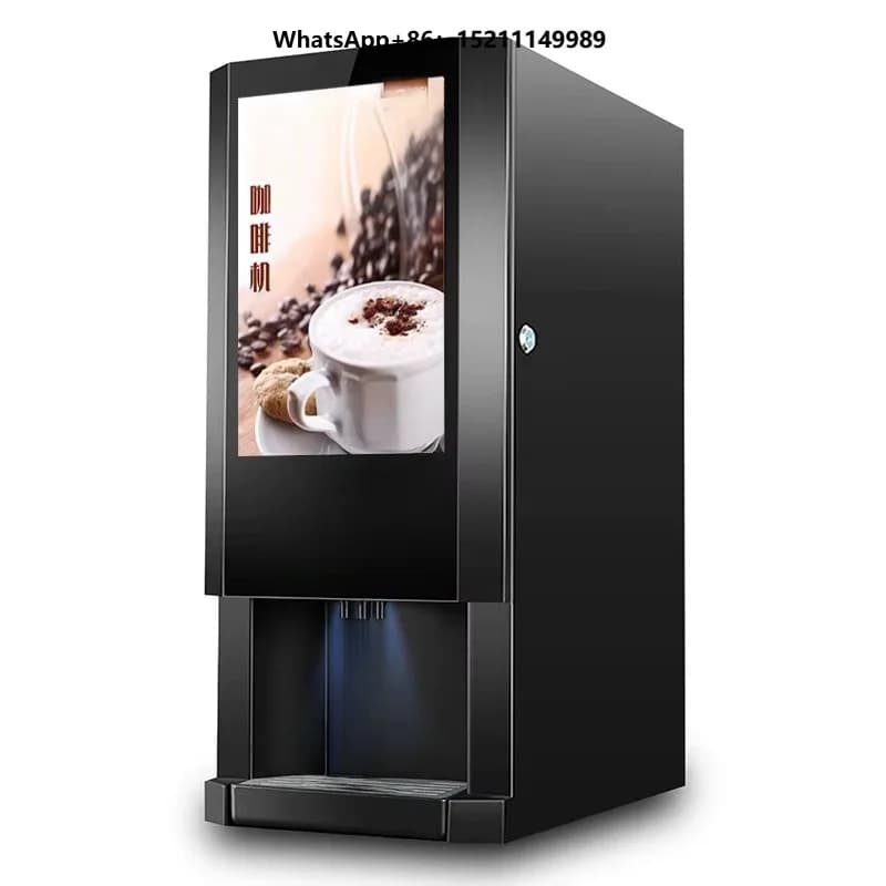 Hot Ice Coffee Vending Machine Milk Tea Vending Machine