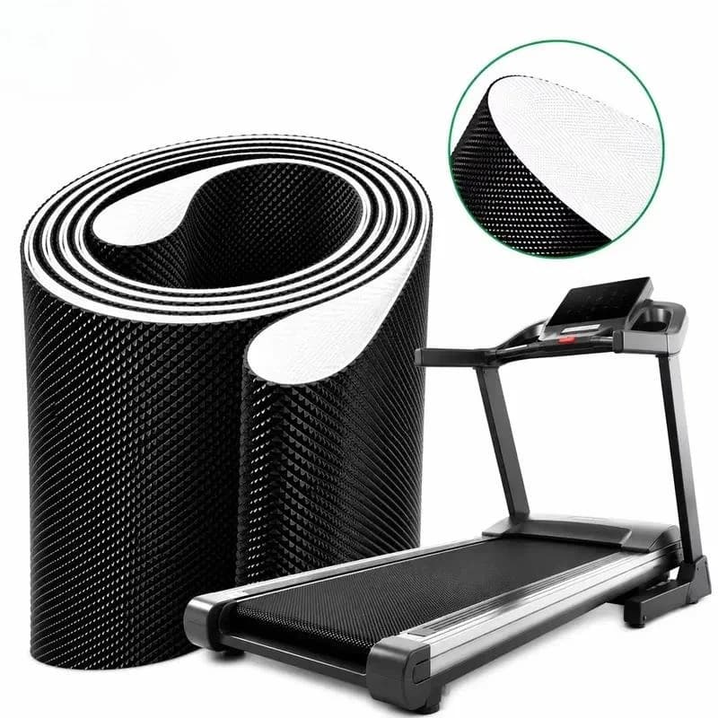 Endless 2‑Ply PVC Treadmill Running Belt, Diamond‑Pattern Customizable Replacement Belt for Treadmill Machine