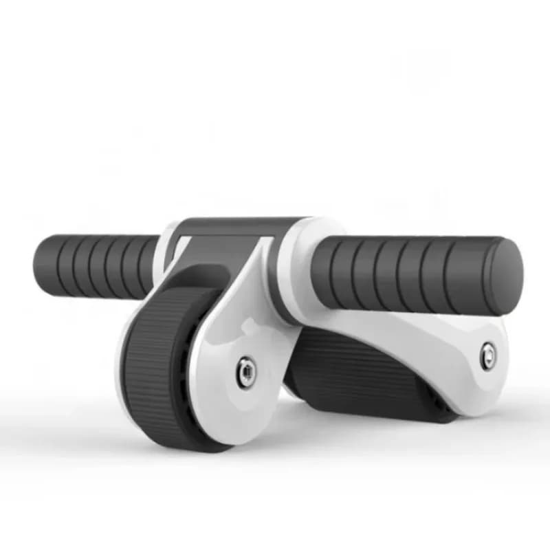 New Design Durable PP Foldable Abdominal Wheel Roller Four Wheel Abdominal Fitness Equipment Home Workout Muscle Exercise