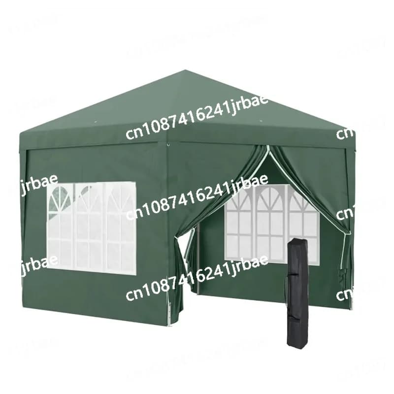 Pop Up Gazebo Garden Canopy Waterproof Outdoor Tent Portable Folded Awning 4 Side Vents UV Sun Protection Camping Shelter