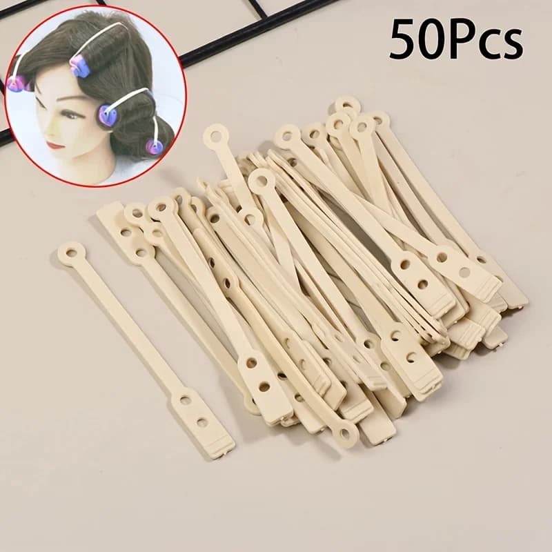 50 pieces rods for permanent hair curlers for salon irons elastic hair curlers fixing tools hair stick clip for hair bar accessories for styling