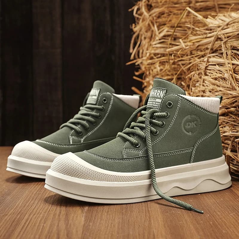 High sneakers, casual shoes, fashionable sports shoes with thick sole that increase height, versatile, 3811