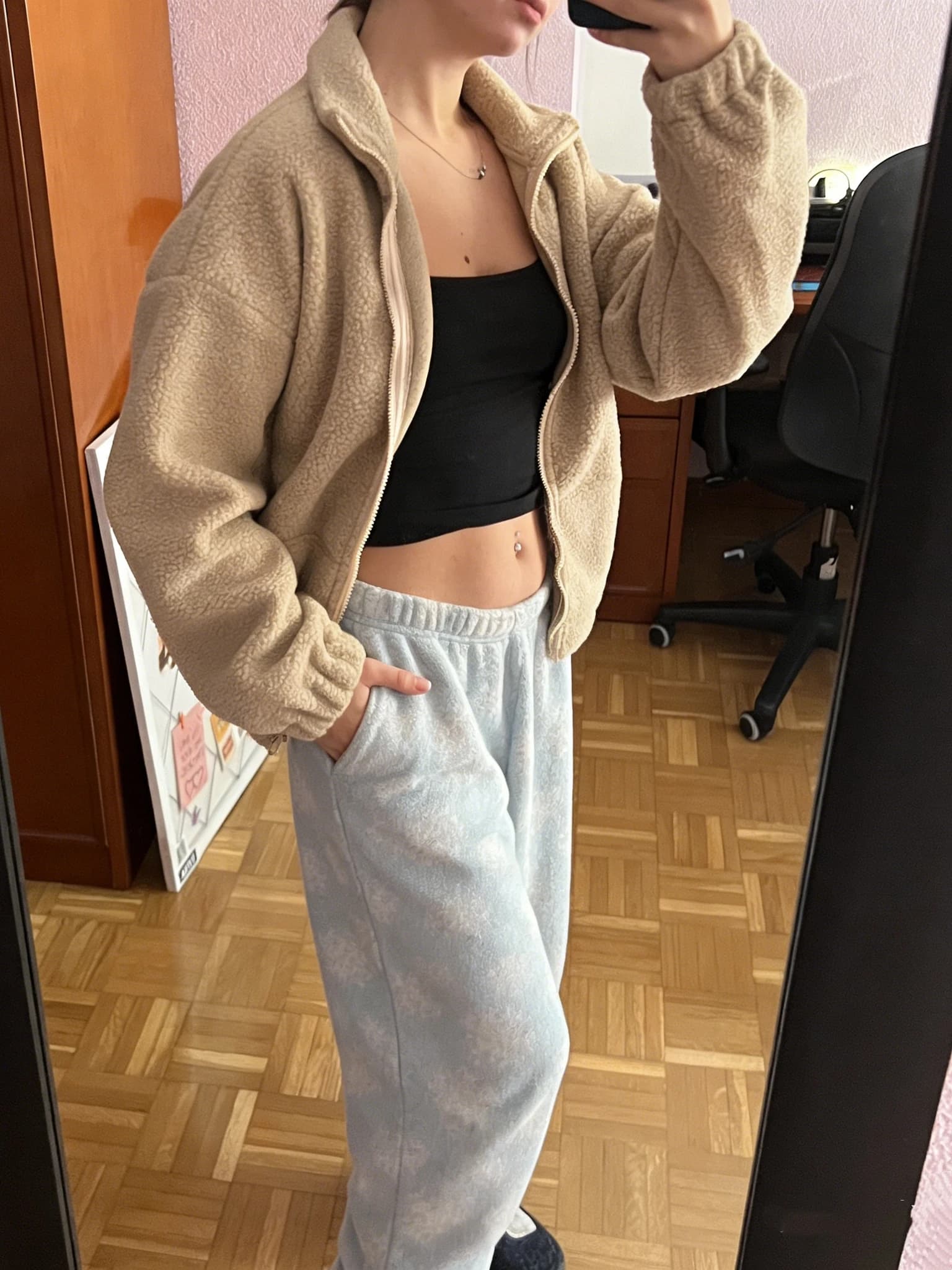 Women's Short Jacket with Hinge, Y2K Style, Solid Color, Cardigan Long Sleeve Short, Women's Sports Clothing