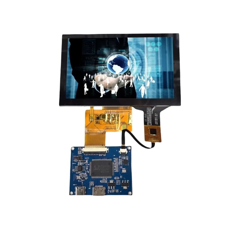 Schermo LCD touch capacitivo da 5 pollici temperatura CPU GPU SSD monitoraggio Monitor Display secondario per Computer AIDA64 Raspberry Pi