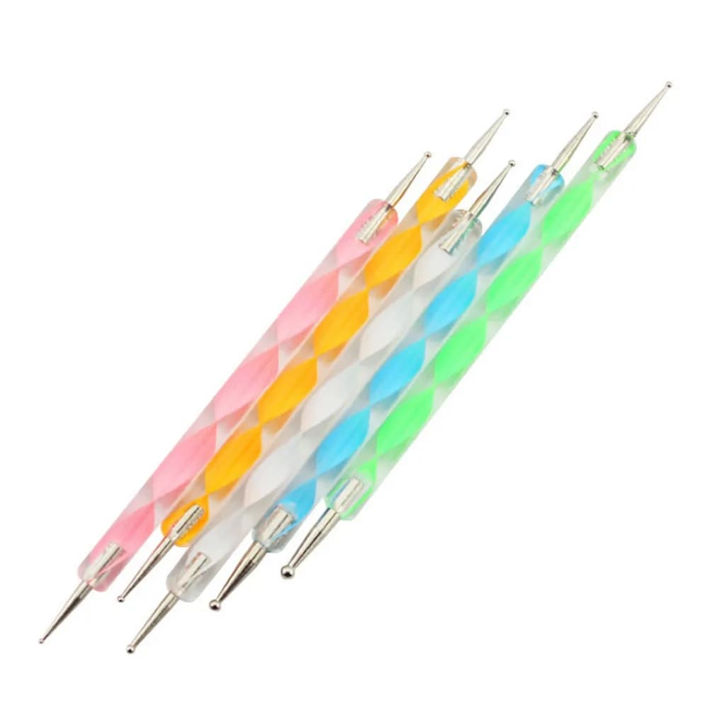 Set of 15 Nail Art Brushes with Slice Seeds, Nail Tools, Manicure Perfections, Painting and Dotting Kits, Professional and Home Use