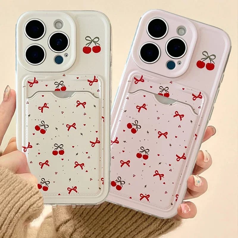 Custodia per telefono per Xiaomi POCO X6 X5 M4 M5 X3 NFC X4 Pro Mi 13 12 11 Lite 5G NE 12T 13T Pro Arco Fiore di ciliegio Porta carte fotografiche Etui