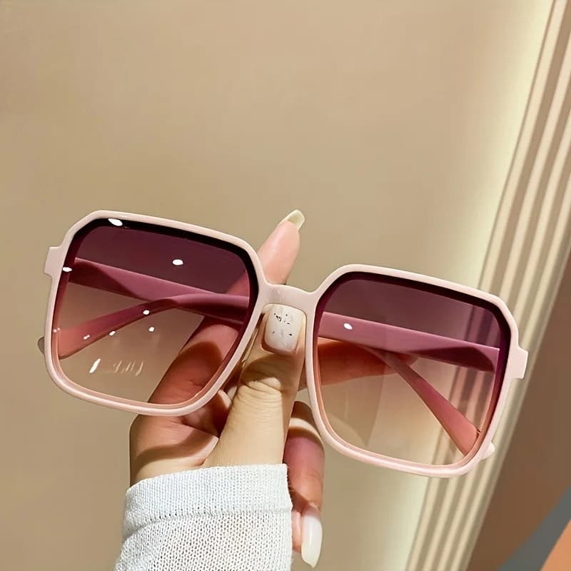 Fashion Square Glasses with PC Lenses - Stylish Street Style Accessories