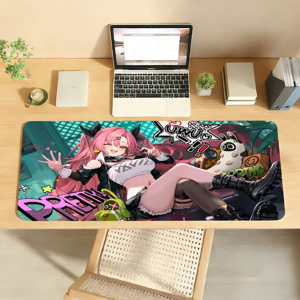 ZZZ Gaming Nicole Demara Tappetino per mouse per computer portatile Tappetino per mouse antiscivolo in gomma Tappetino per mouse per giocatori Decoracion Desk Mat