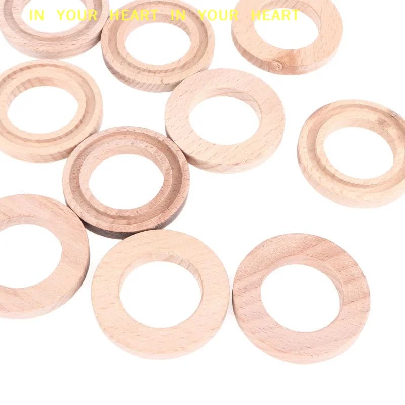【X】5/10Pcs Car Aromatherapy Circular Wood Air Freshener Long Lasting Essential Oil Diffuser for Travel Home Use