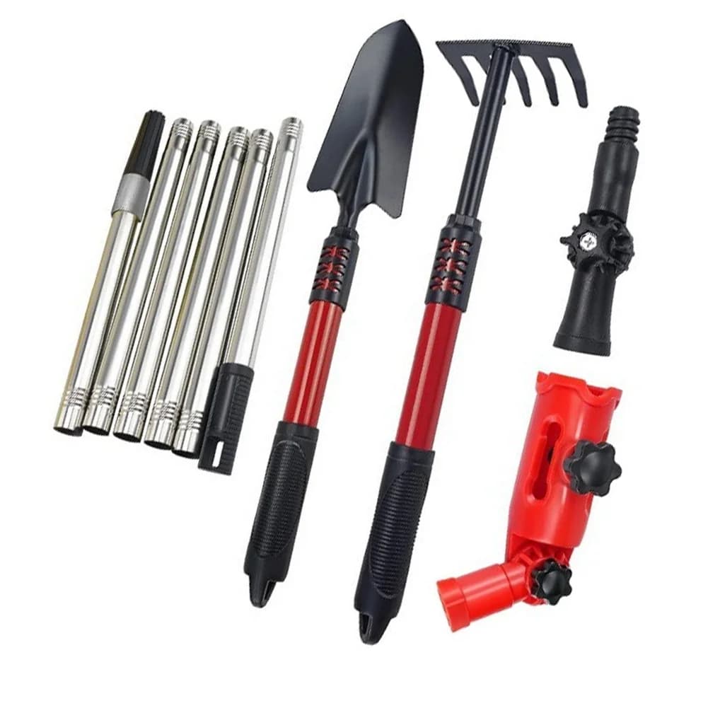 Tool for cleaning of the roof gutter Kit multi-angle extension rod for ground roof Garden leaves Set of tools for removing Hardware for the house