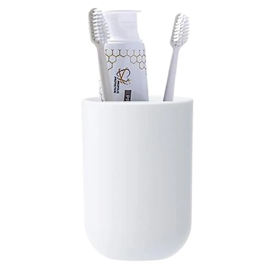 Toothbrush Cup, Bathroom Cup, Toothbrush Holder, Bathroom Tumbler, Plastic, 350ml