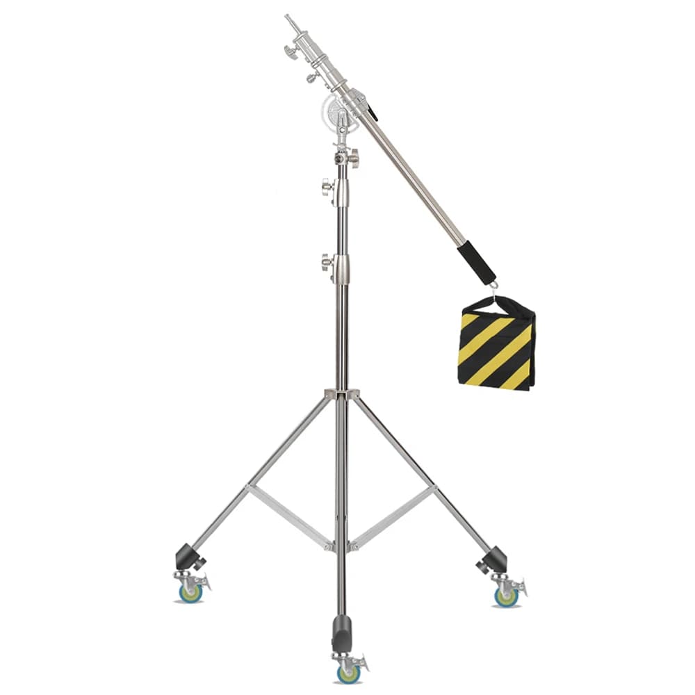 SH 2.8M Stainless Steel Light Support Heavy Duty Load Weight 10 kg Photographic Study Support LED Photo Studio Tripod