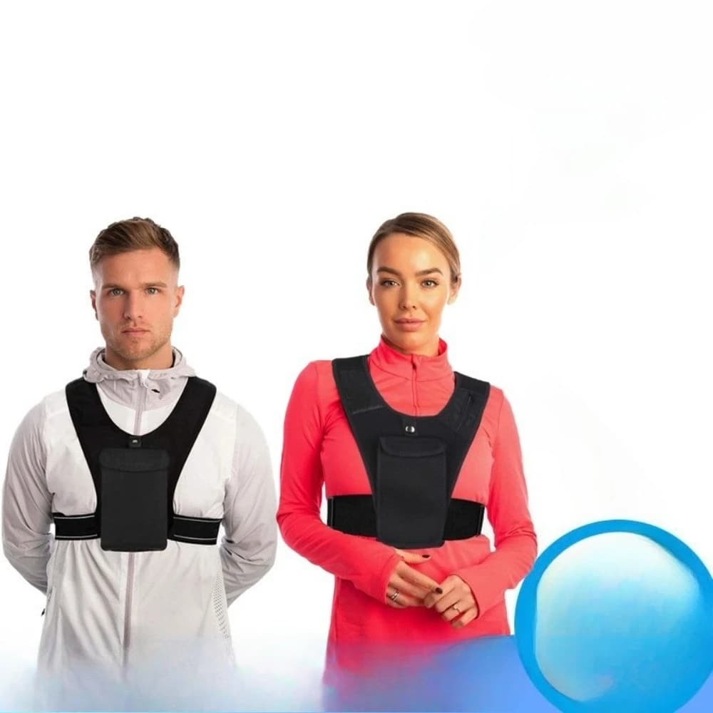 New racing vest mobile phone clip elastic waistband adjustable reflective racing vest bag sports unisex comfortable breathable bags