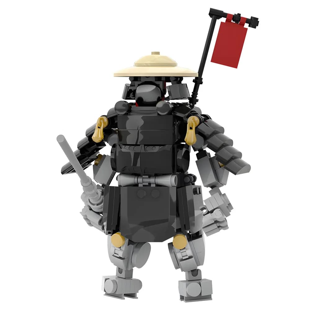 Gobricks MOC Oni Samurai Mech Mattoni Modello Samurai giapponese Ninja Creativo Building Blocks Giocattoli di assemblaggio Regali di compleanno per bambini