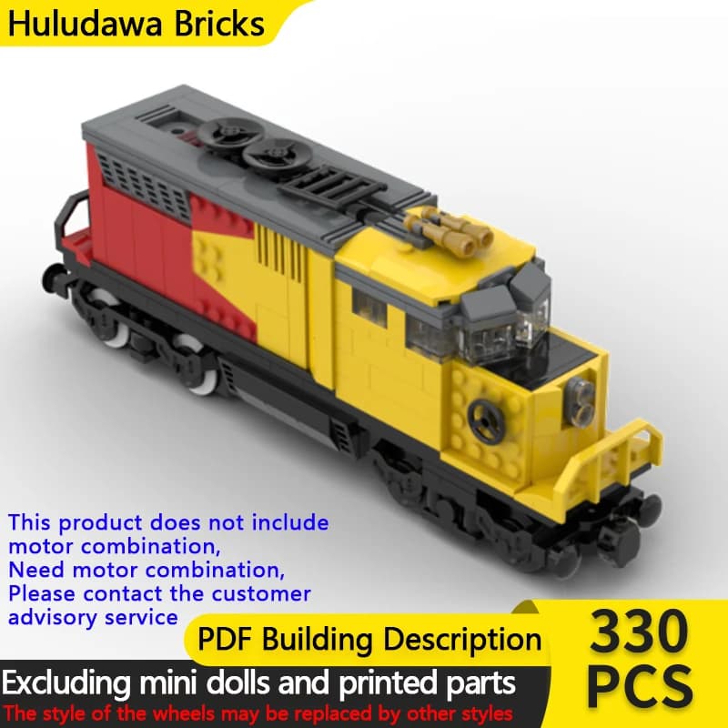 City Car Model MOC Building Bricks Railway General Cargo Train Modular Technology Children Holiday Gifts Assemble Toys Suit