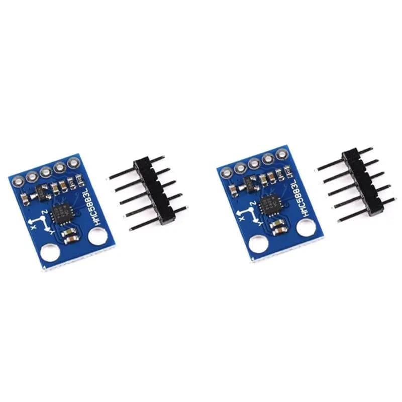 Modulo Sensore di Campo Magnetico a Tre Assi GY-273 HMC5883L, 2 Pezzi, 3V-5V, Bussola Magnetometro a Tre Assi per Arduino
