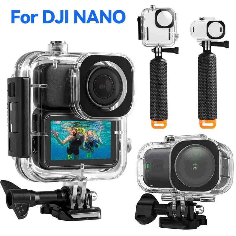 Custodia Protettiva Subacquea per Fotocamera DJI Osmo Nano - Accessori per Snorkeling, Surf e Nuoto