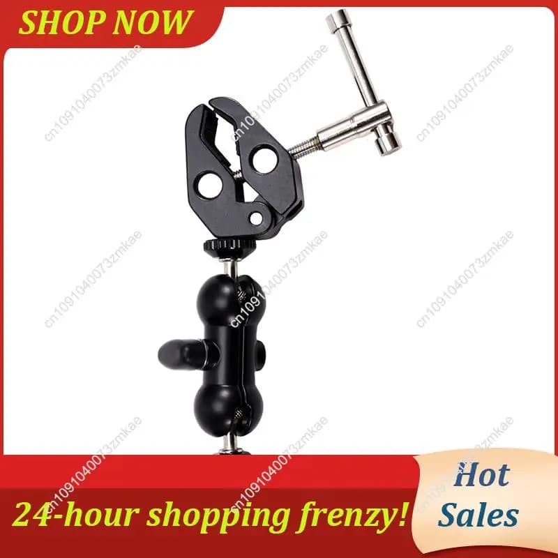 Daily Sale Motorcycle Bicycle Mount Clamp Universal Bracket DSLR Camera Magic For Action Cameras