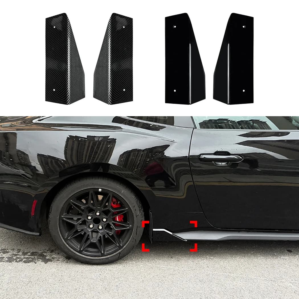 Adatto per Ford Mustang MK7 2024+ - Diffusore laterale a profilo ridotto, pannello di modifica esterna, spoiler