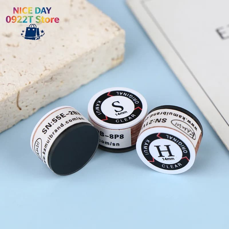 14mm Billiard Pool Cue Tip SS/S/M/H Snooker Tip Billiard Pool Cue Tips Billiard Cue Stick Tips Snooker Billiard Accessories@#X
