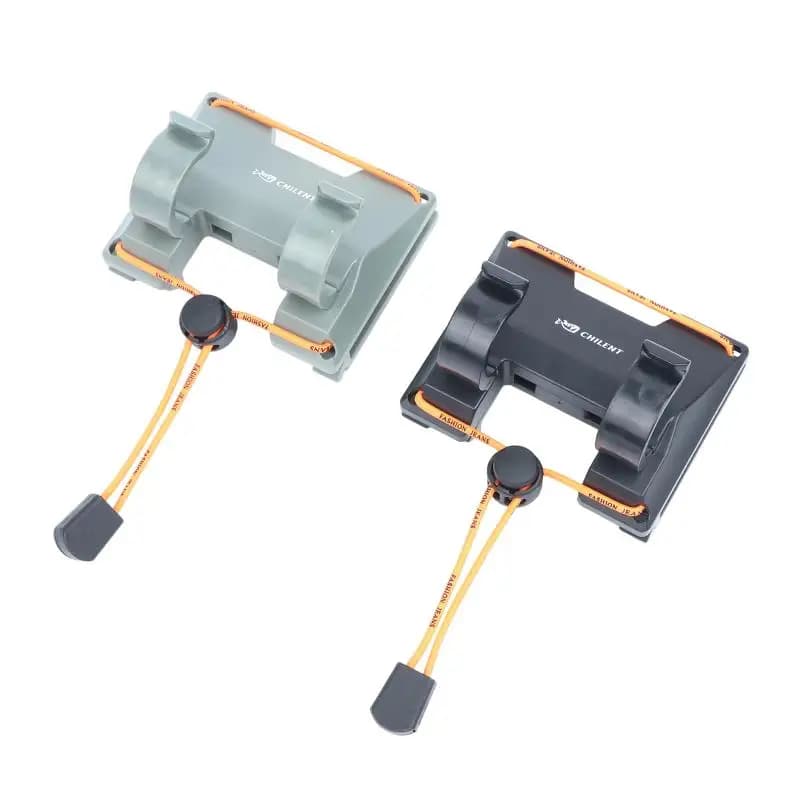 Outdoor Professionals Belt Clip Rod Holder Hands-Free Slide Lock System With 360° Rotation For Fly Fishing And Spinning Rods