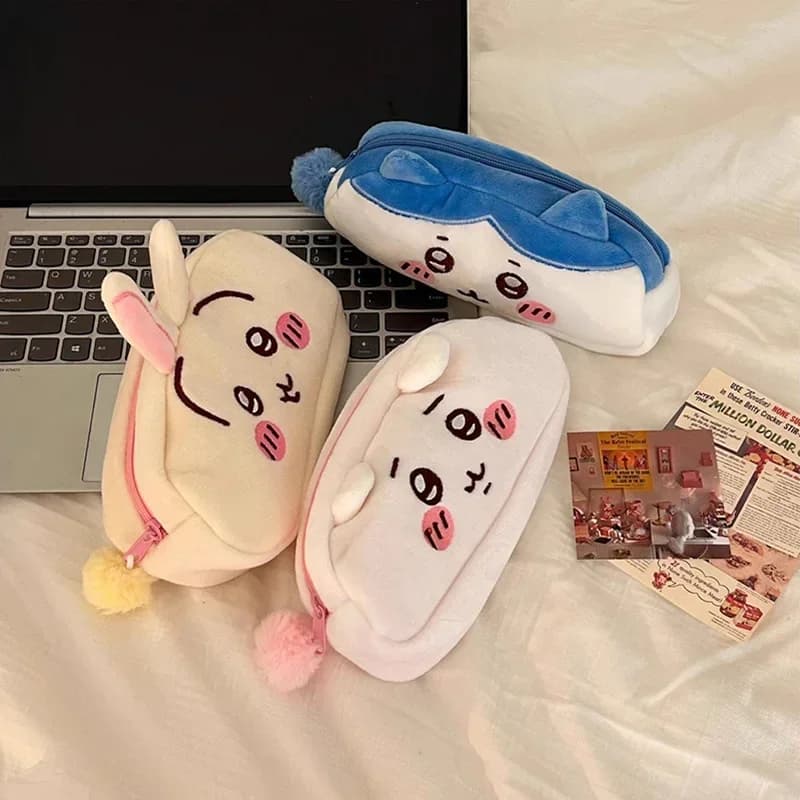 Cute Usagi Stationery Pouch Chiikawa Pencil Case Hachiware Cartoon Pencil Case Stationery Pouch