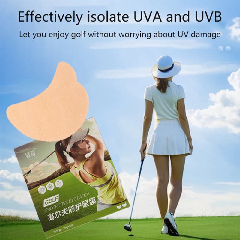 5 pairs of Patch Uv for Patch face for Golf Patch sun protection for moisturizing and breathable face for sun protection for Golfs Beach Travel